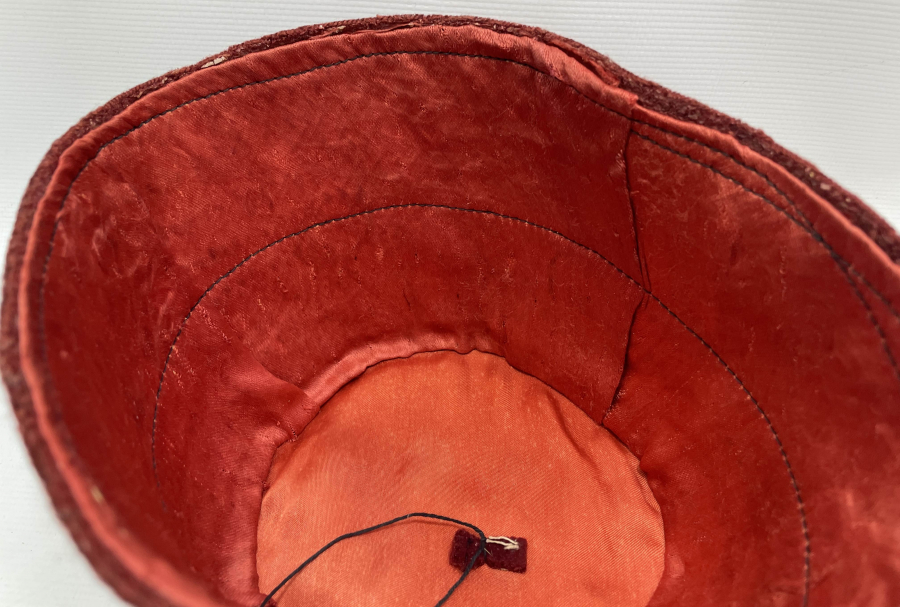 İÇİ İPEK DIŞI ÇUHADAN MAMUL OSMANLI DÖNEMİ NADİR HAMİDİ TİPİ FES