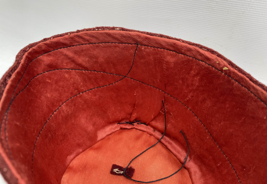 İÇİ İPEK DIŞI ÇUHADAN MAMUL OSMANLI DÖNEMİ NADİR HAMİDİ TİPİ FES