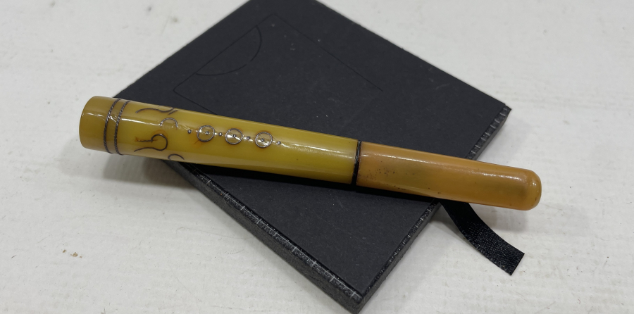 OSMANLI DÖNEMİ GÜMÜŞ ÇAKMA İŞÇİLİKLİ AFYON İŞİ SİGARA AĞIZLIĞI