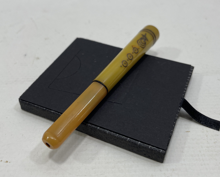 OSMANLI DÖNEMİ GÜMÜŞ ÇAKMA İŞÇİLİKLİ AFYON İŞİ SİGARA AĞIZLIĞI