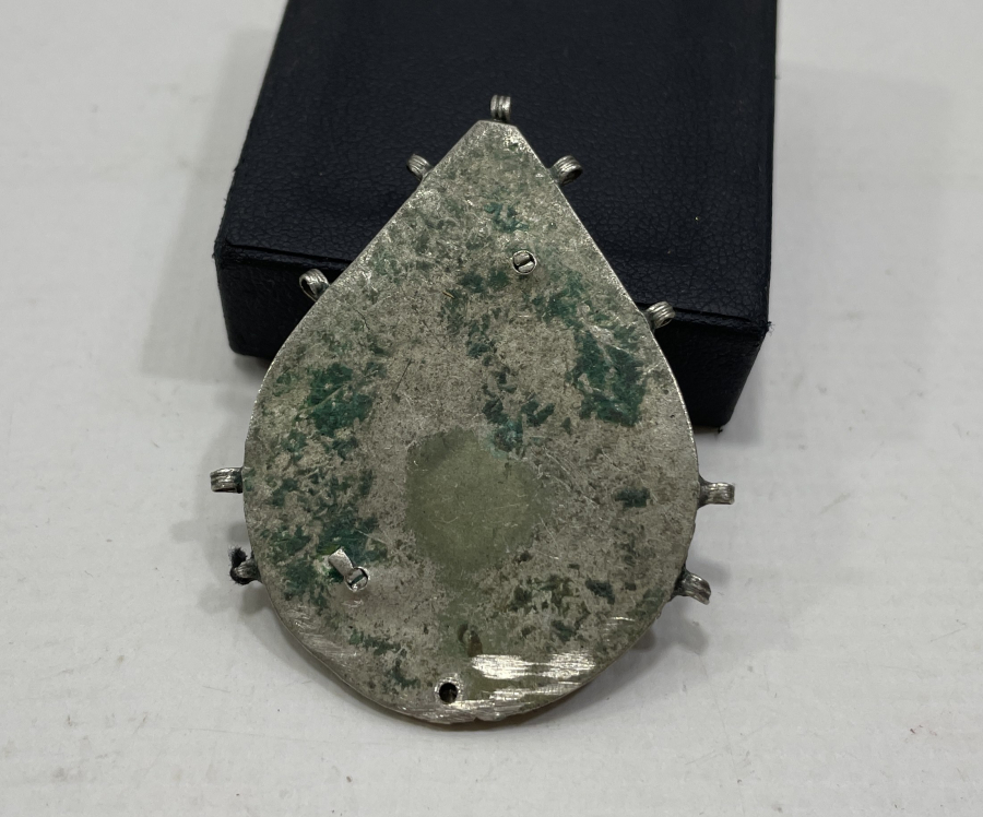 OSMANLI DÖNEMİ GÜMÜŞTEN MAMUL ARMUDİ KOLYE UCU