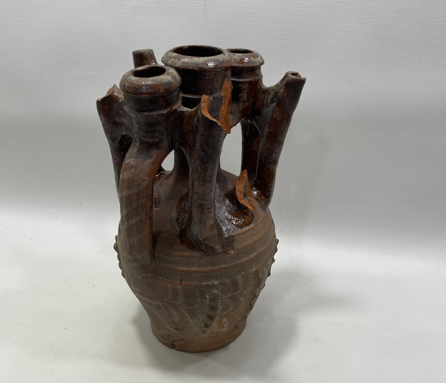 OSMANLI DÖNEMİ NADİR FORMDA ÇANAKKALE GELİN TESTİSİ