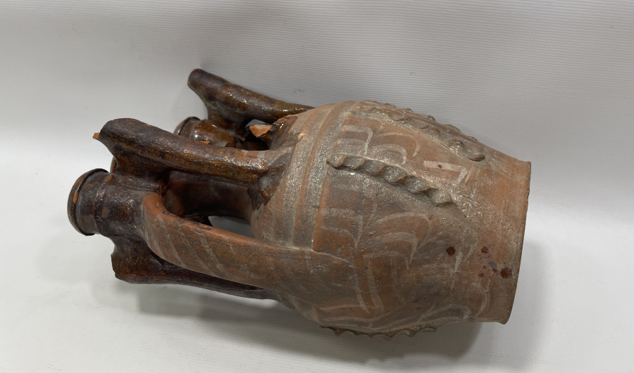 OSMANLI DÖNEMİ NADİR FORMDA ÇANAKKALE GELİN TESTİSİ