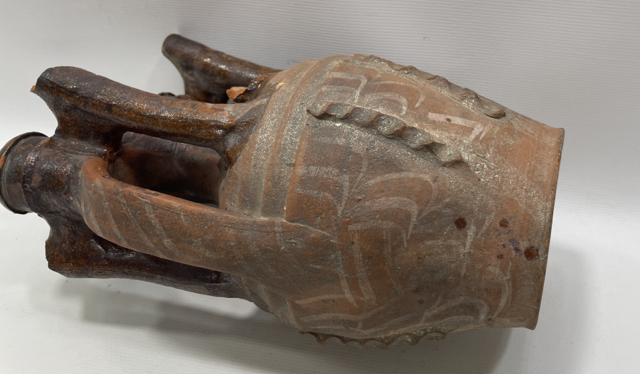 OSMANLI DÖNEMİ NADİR FORMDA ÇANAKKALE GELİN TESTİSİ