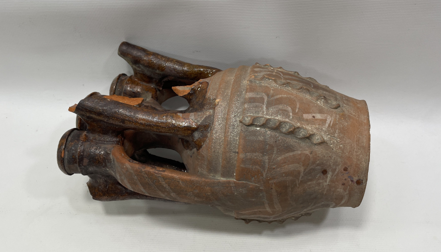 OSMANLI DÖNEMİ NADİR FORMDA ÇANAKKALE GELİN TESTİSİ