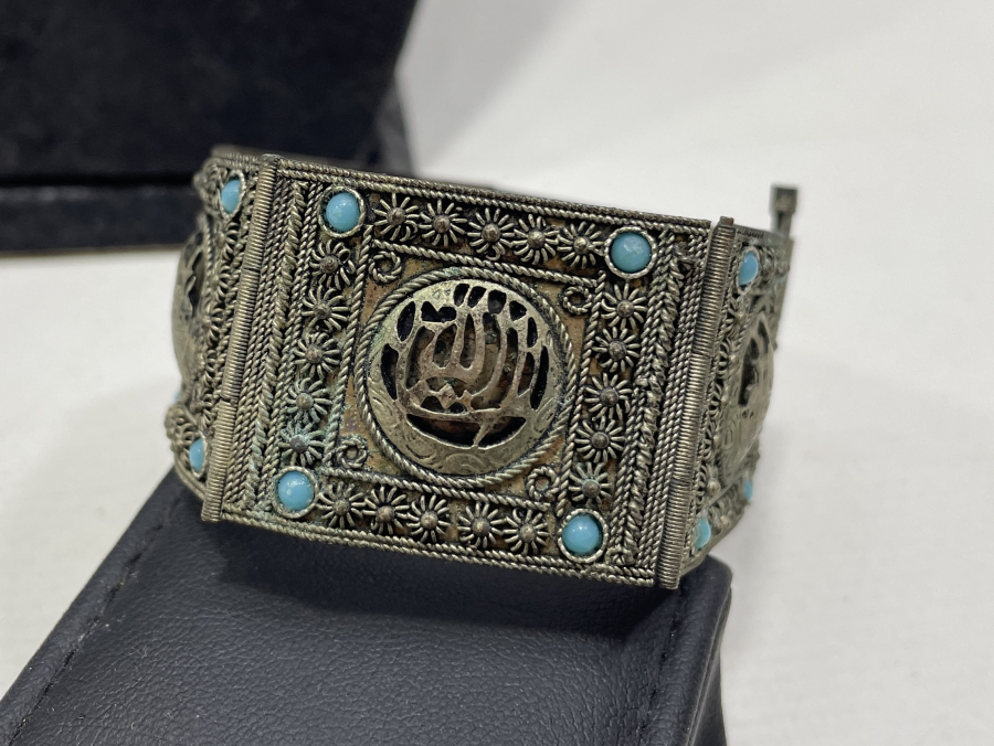 OSMANLI DÖNEMİ ÖZEL YAPIM NADİR GÜMÜŞ BİLEKLİK