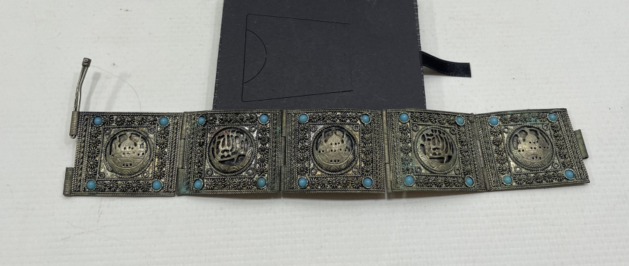 OSMANLI DÖNEMİ ÖZEL YAPIM NADİR GÜMÜŞ BİLEKLİK