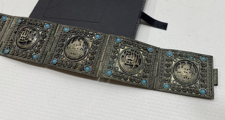 OSMANLI DÖNEMİ ÖZEL YAPIM NADİR GÜMÜŞ BİLEKLİK