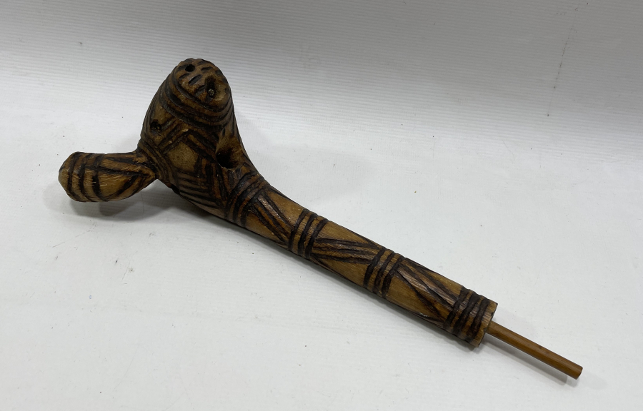 ÜZERİ İŞLEMELİ ANTİKA AHŞAP ÇEŞME AĞZI