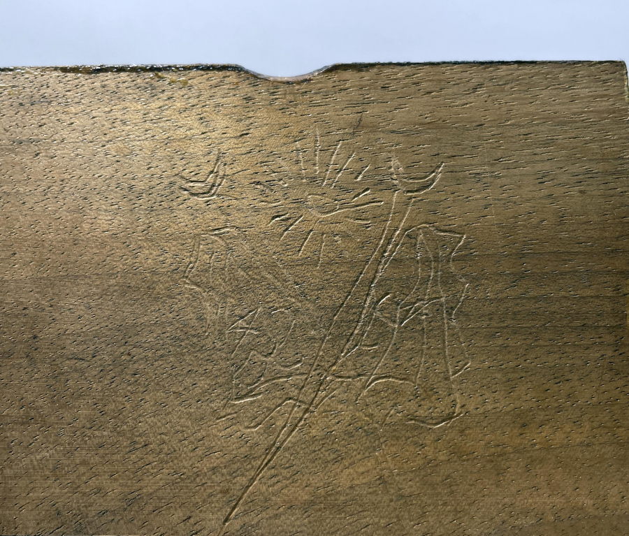 İÇİNDE MEŞRUTİYET SANCAĞI BULUNAN OSMANLI DÖNEMİ RUM İŞİ TÜTÜN TABAKASI