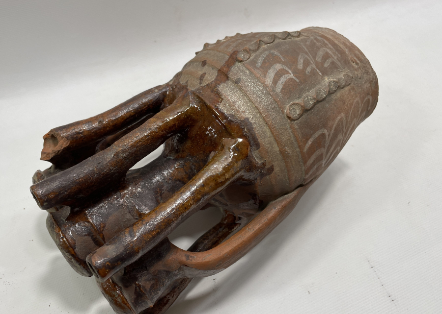 OSMANLI DÖNEMİ NADİR FORMDA ÇANAKKALE GELİN TESTİSİ