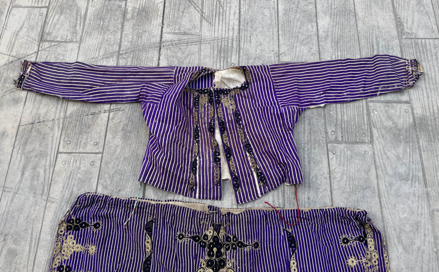 OSMANLI DÖNEMİ SIRMA VE İBRİŞİMLİ ŞALVAR CEPKEN TAKIMI