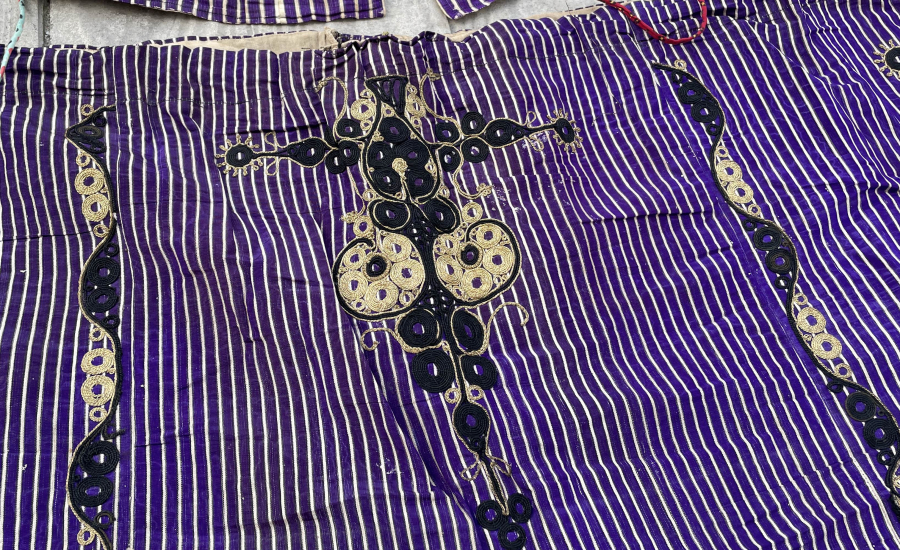 OSMANLI DÖNEMİ SIRMA VE İBRİŞİMLİ ŞALVAR CEPKEN TAKIMI