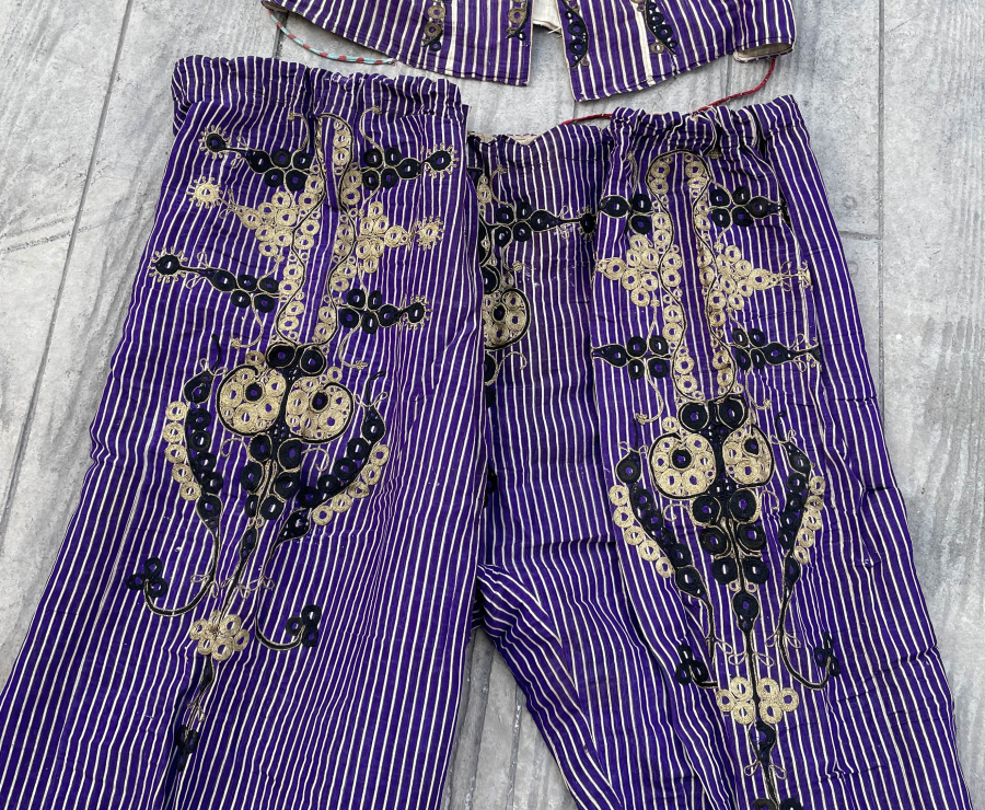 OSMANLI DÖNEMİ SIRMA VE İBRİŞİMLİ ŞALVAR CEPKEN TAKIMI