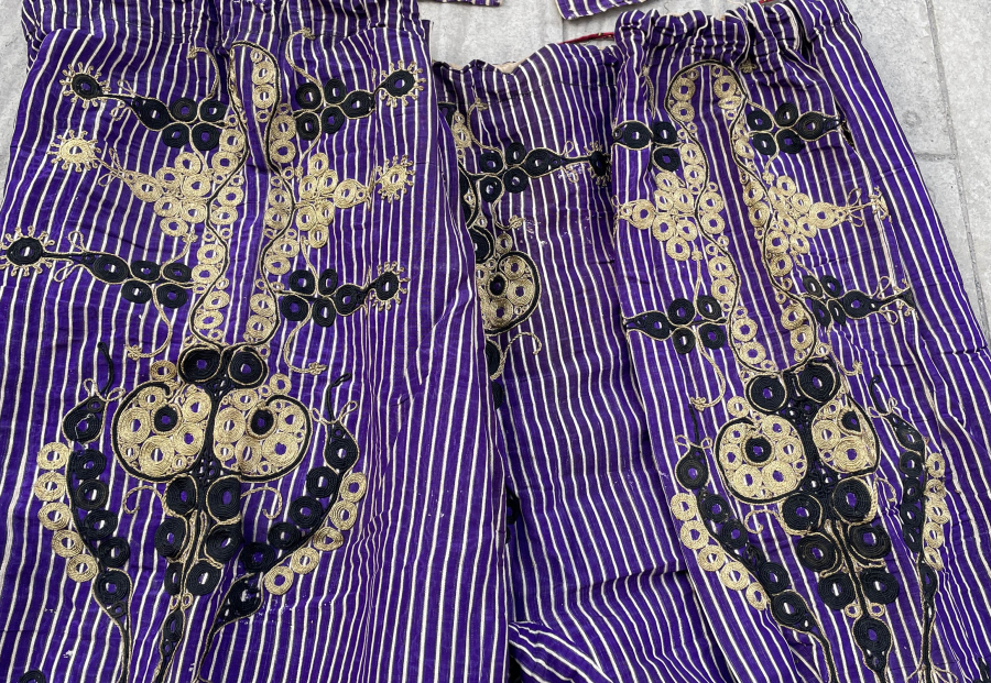 OSMANLI DÖNEMİ SIRMA VE İBRİŞİMLİ ŞALVAR CEPKEN TAKIMI