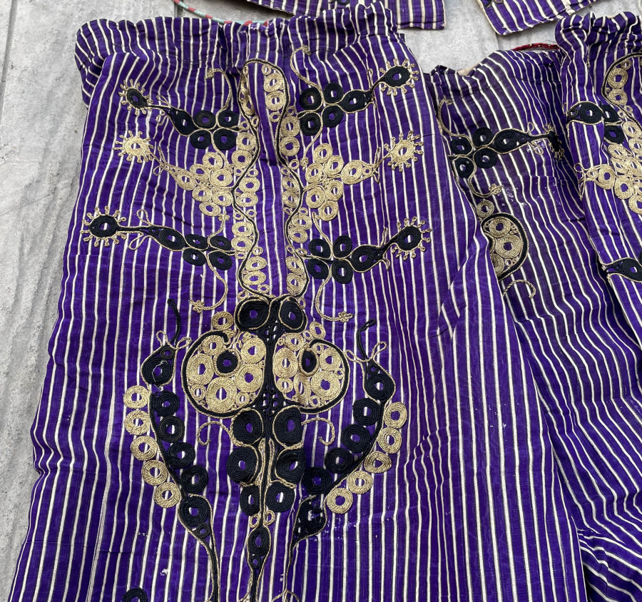 OSMANLI DÖNEMİ SIRMA VE İBRİŞİMLİ ŞALVAR CEPKEN TAKIMI