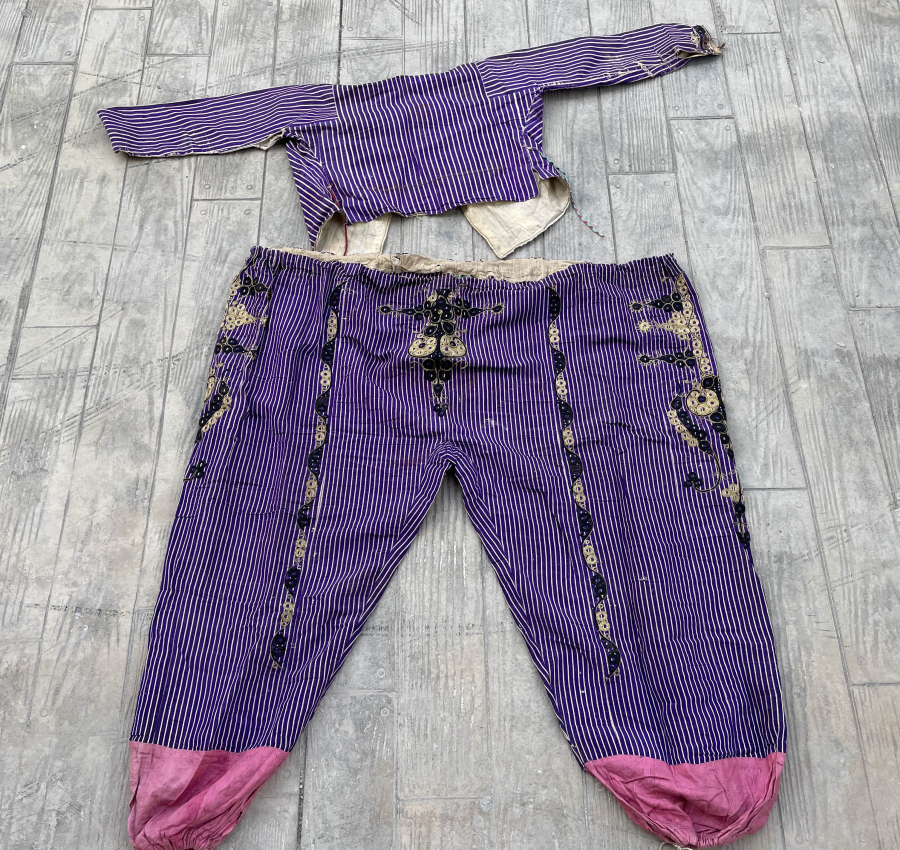 OSMANLI DÖNEMİ SIRMA VE İBRİŞİMLİ ŞALVAR CEPKEN TAKIMI