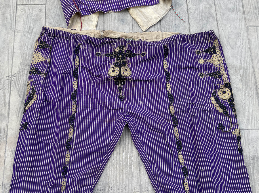 OSMANLI DÖNEMİ SIRMA VE İBRİŞİMLİ ŞALVAR CEPKEN TAKIMI