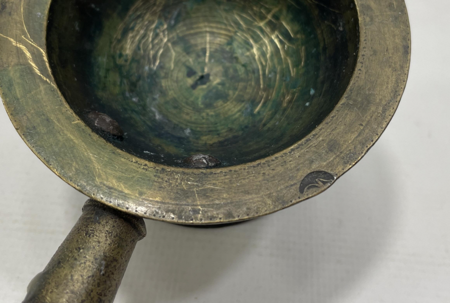 OSMANLI DÖNEMİ SÜLEYMANİYE DAMGALI KAHVECİ İŞİ NARGİLE KÖZLÜĞÜ