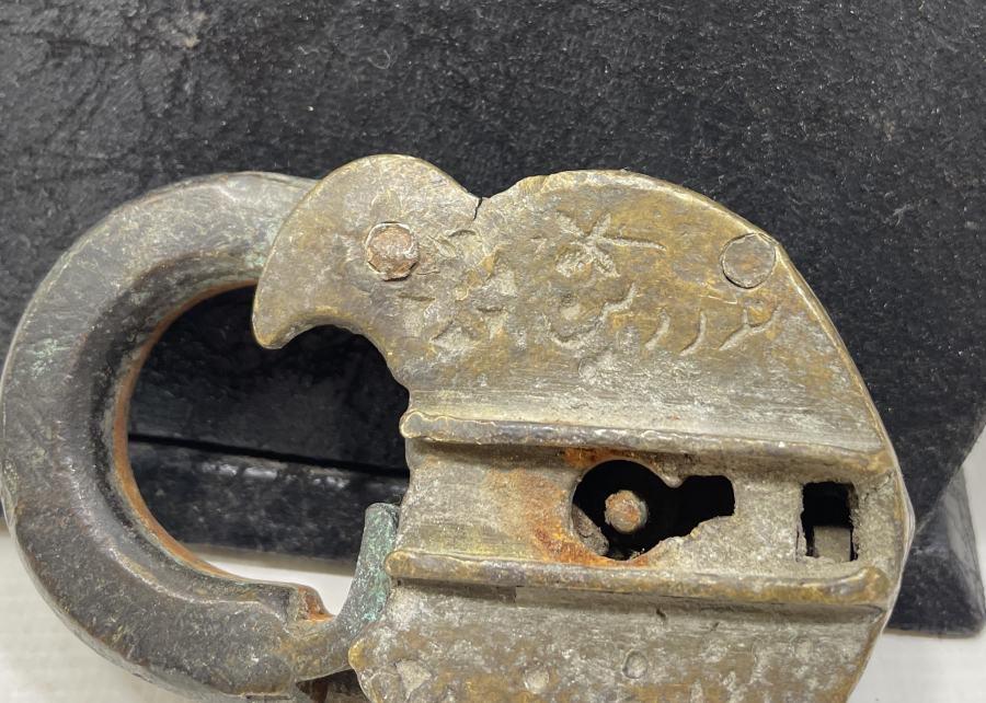 OSMANLI DÖNEMİ ÜZERİ OSMANLICA YAZILI NADİR KİLİT