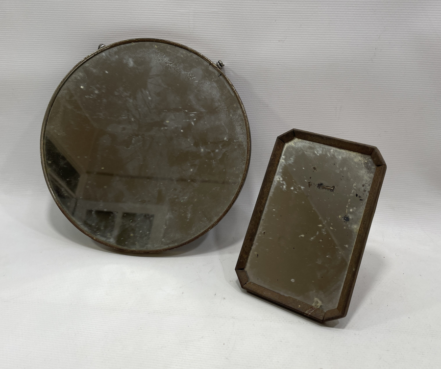 AYNASI TAŞ AYNADAN MAMUL 2 ADET AYNA LOTU