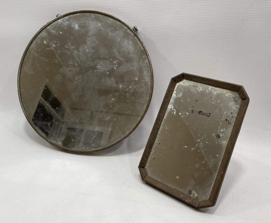 AYNASI TAŞ AYNADAN MAMUL 2 ADET AYNA LOTU