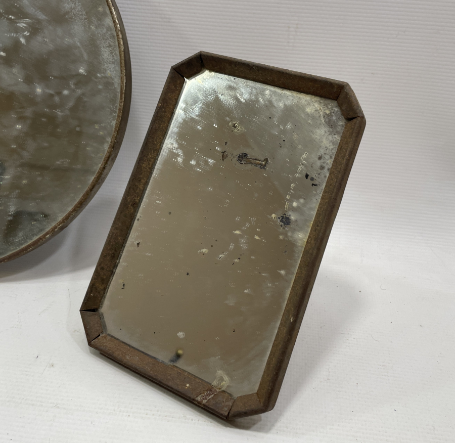 AYNASI TAŞ AYNADAN MAMUL 2 ADET AYNA LOTU