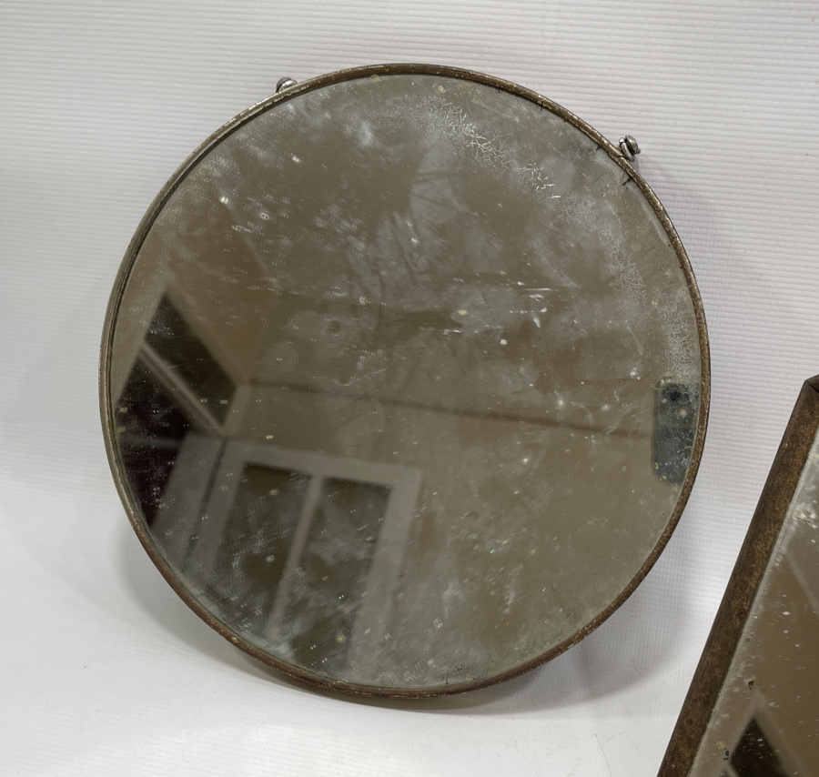 AYNASI TAŞ AYNADAN MAMUL 2 ADET AYNA LOTU