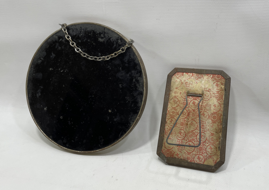 AYNASI TAŞ AYNADAN MAMUL 2 ADET AYNA LOTU