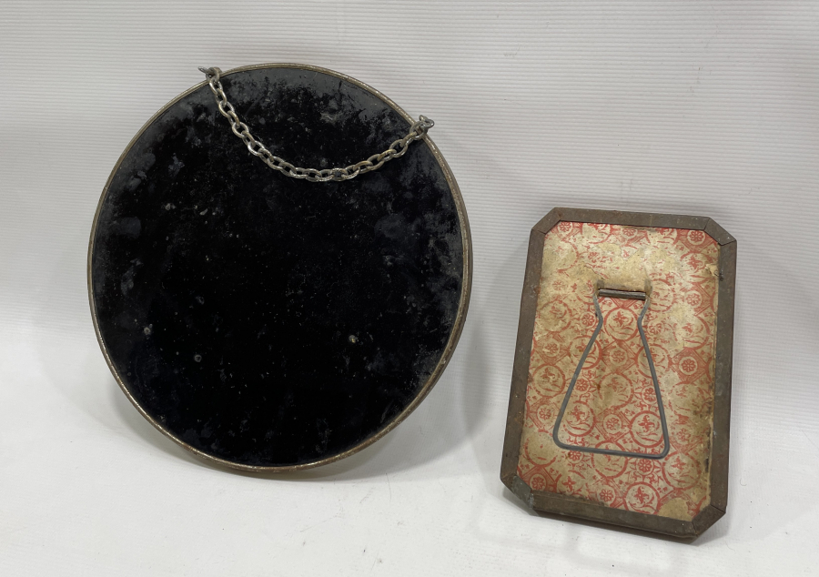 AYNASI TAŞ AYNADAN MAMUL 2 ADET AYNA LOTU