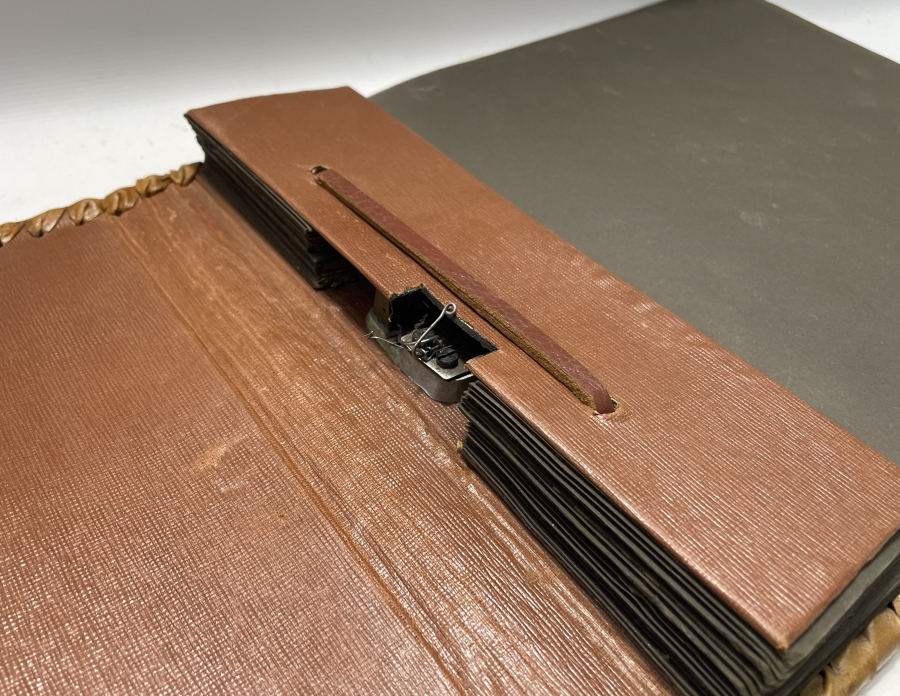 DEVE DERİSİNDEN MAMUL ÇOK NADİR LATERNALI FOTOĞRAF ALBÜMÜ