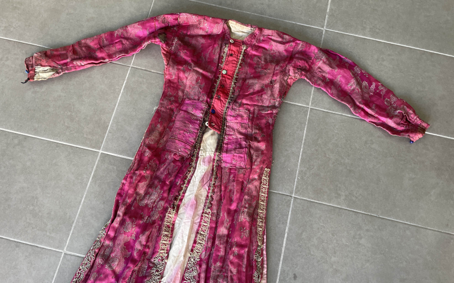 OSMANLI DÖNEMİ İPEK ELMASİYE GELİN ÜÇETEĞİ