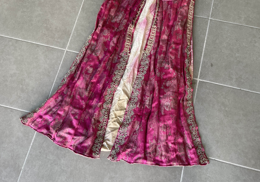 OSMANLI DÖNEMİ İPEK ELMASİYE GELİN ÜÇETEĞİ