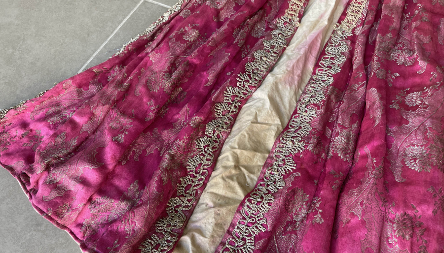 OSMANLI DÖNEMİ İPEK ELMASİYE GELİN ÜÇETEĞİ