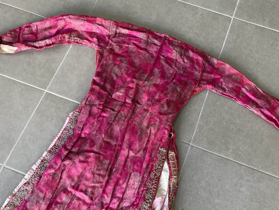 OSMANLI DÖNEMİ İPEK ELMASİYE GELİN ÜÇETEĞİ