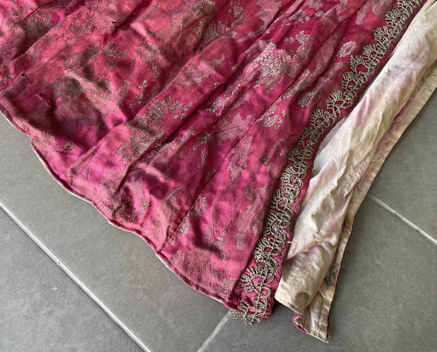 OSMANLI DÖNEMİ İPEK ELMASİYE GELİN ÜÇETEĞİ