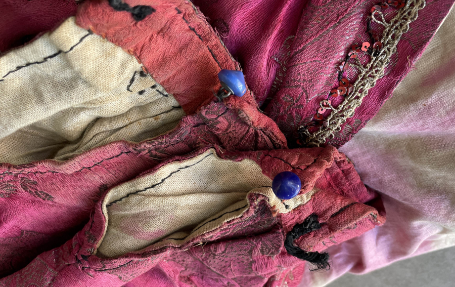 OSMANLI DÖNEMİ İPEK ELMASİYE GELİN ÜÇETEĞİ