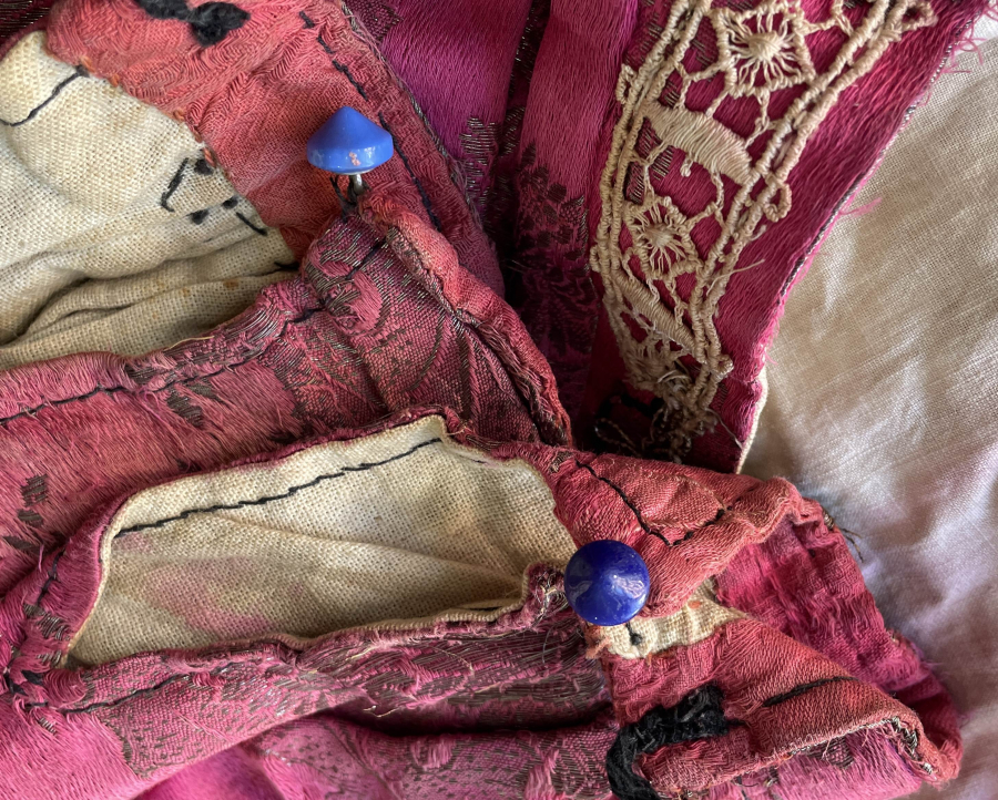 OSMANLI DÖNEMİ İPEK ELMASİYE GELİN ÜÇETEĞİ