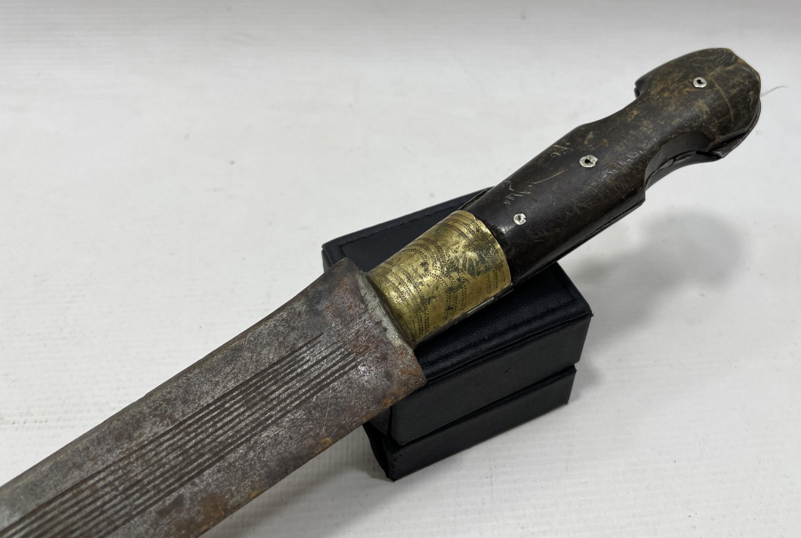 OSMANLI DÖNEMİ NADİR FORMDA ÇERKES KAMASI