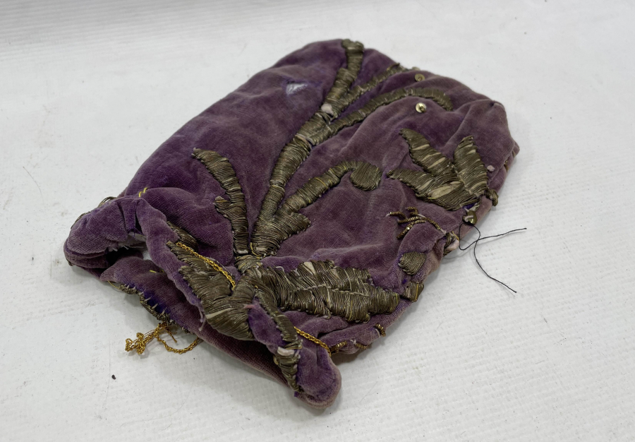 OSMANLI DÖNEMİ SIRMA İŞÇİLİKLİ KESE