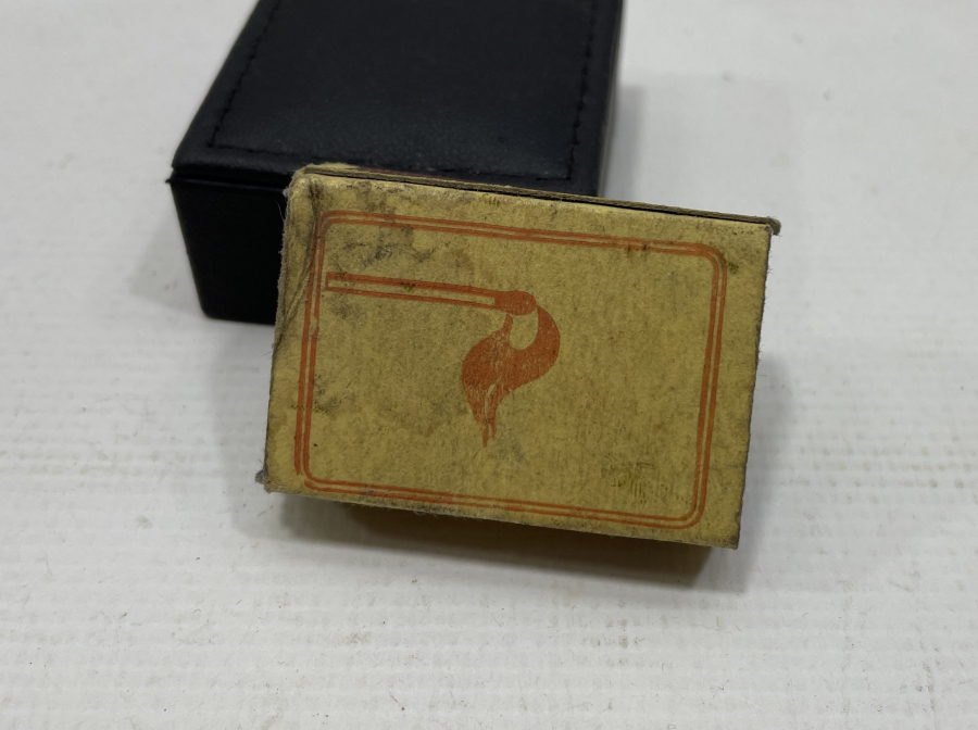 OSMANLI DÖNEMİ ÜZERİ OSMANLICA YAZILI ÇOK NADİR İÇİ DOLU KİBRİT