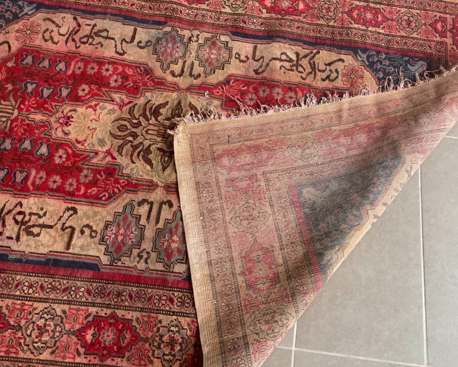 ÜZERİ OSMANLICA YAZILI ÇOK NADİR KAYSERİ HALISI