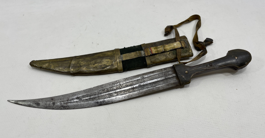 ÜZERİ OSMANLICA YAZILI NADİR ÇERKES KAMASI