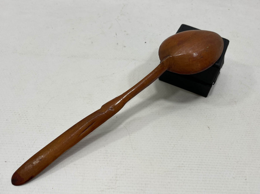 ÜZERİ OSMANLICA YAZILI OSMANLI DÖNEMİ NADİR TAHTA KAŞIK