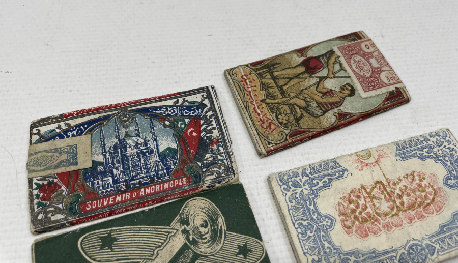 ÜZERLERİ OSMANLICA YAZILI OSMANLI DÖNEMİ SİGARA KAĞIDI LOTU