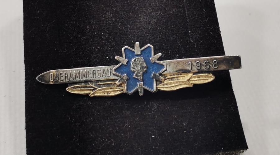 ANTİKA MİNELİ GÜMÜŞ ROZET