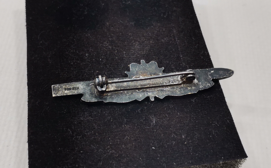 ANTİKA MİNELİ GÜMÜŞ ROZET