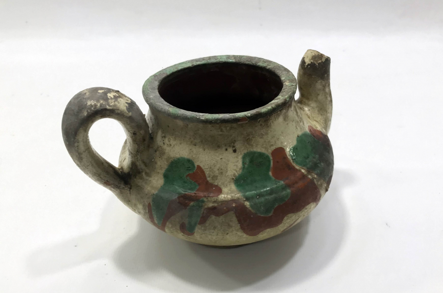 OSMANLI DÖNEMİ KINIK İŞİ NADİR ŞİFACI ÇAYDANLIĞI