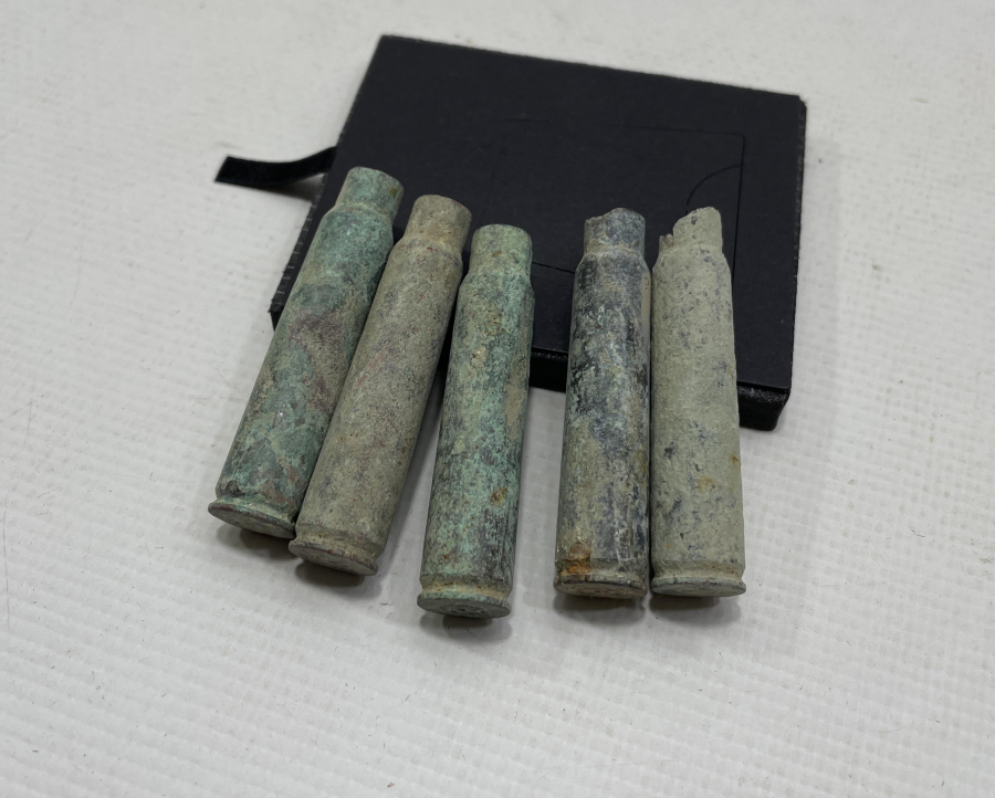 1. DÜNYA SAVAŞI DÖNEMİ OSMANLICA YAZILI MAVZER MERMİSİ KOVANLARI