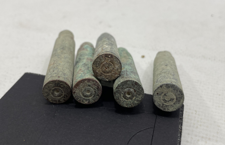 1. DÜNYA SAVAŞI DÖNEMİ OSMANLICA YAZILI MAVZER MERMİSİ KOVANLARI